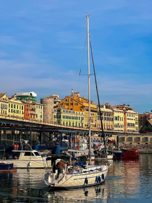 Overlooking The Porto Antico Of * Genova
